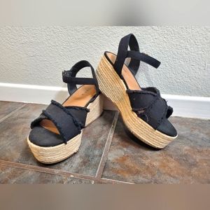 Frayed Espadrille Wedge WW Torrid